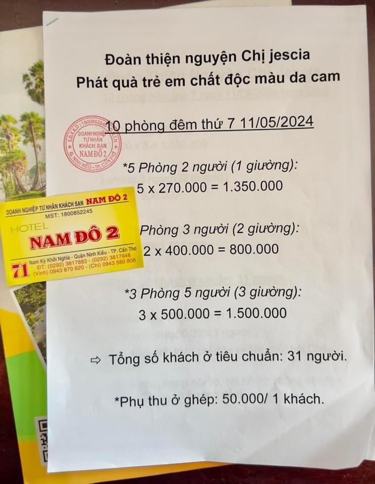 Khach San Nam Do 2 Otel Can Tho Dış mekan fotoğraf